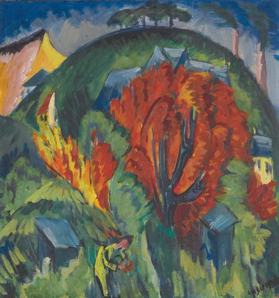 Gallows Hill in Jena by Ernst Ludwig Kirchner